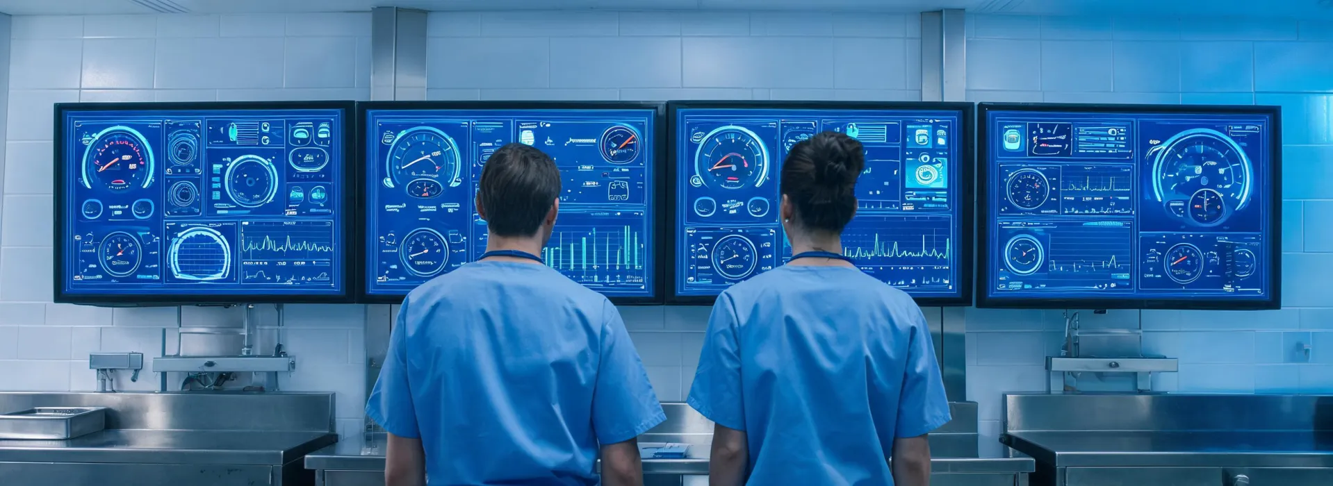 Hospital CSSD command board with cycle telemetry